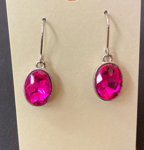 Hot Pink Earrings -PE1